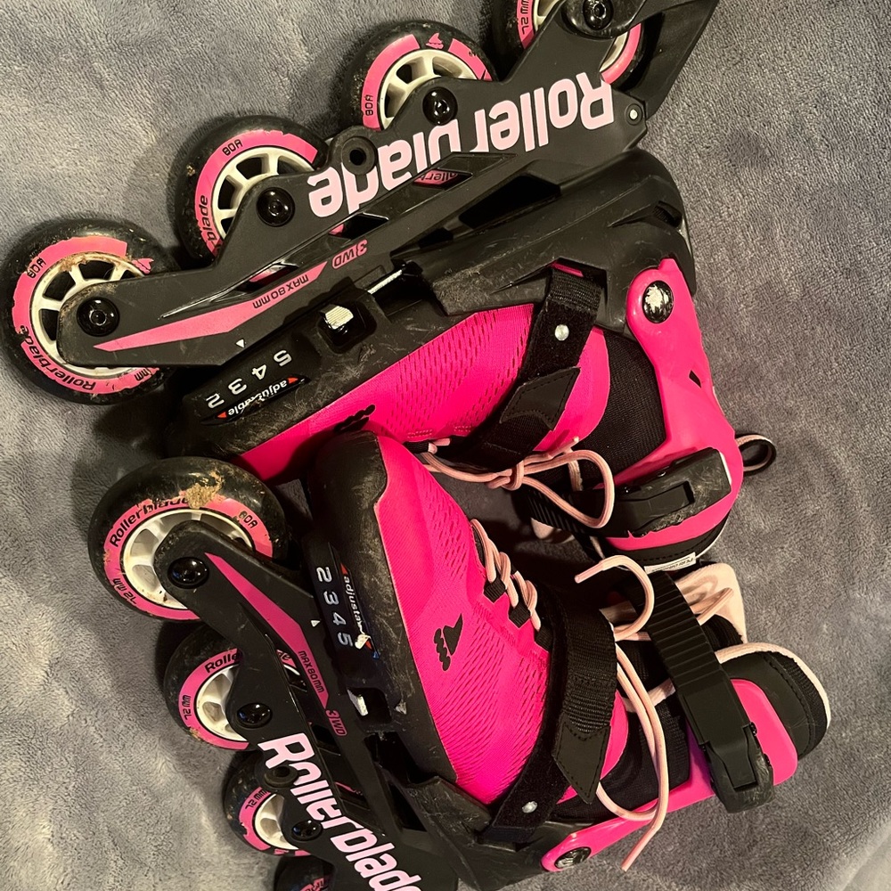Rollerblade Pink and Black Inline Skates Youth